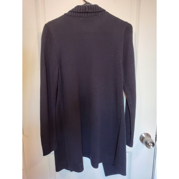 Women's Ivanka Trump Open Cardigan Sweater Navy Blue Small - Picture 2 of 6